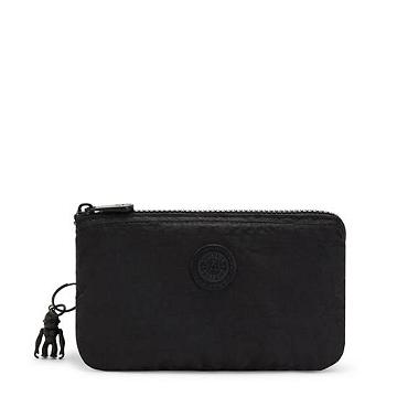 Kipling Creativity Large Pouch Bags Urban Black Jacquard | CA 2085LI